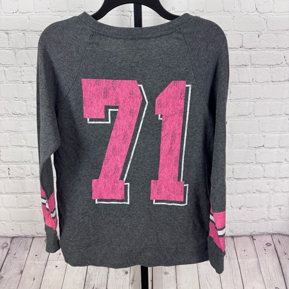 Walt Disney World Long Sleeve Lightweight Sweatshirt Gray Pink Size Small - Picture 4 of 4